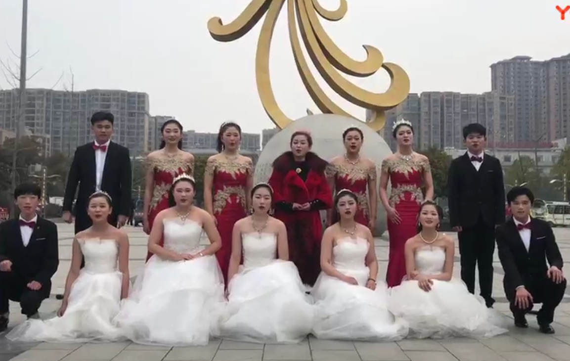 凤台县景梅艺术学校拜年视频